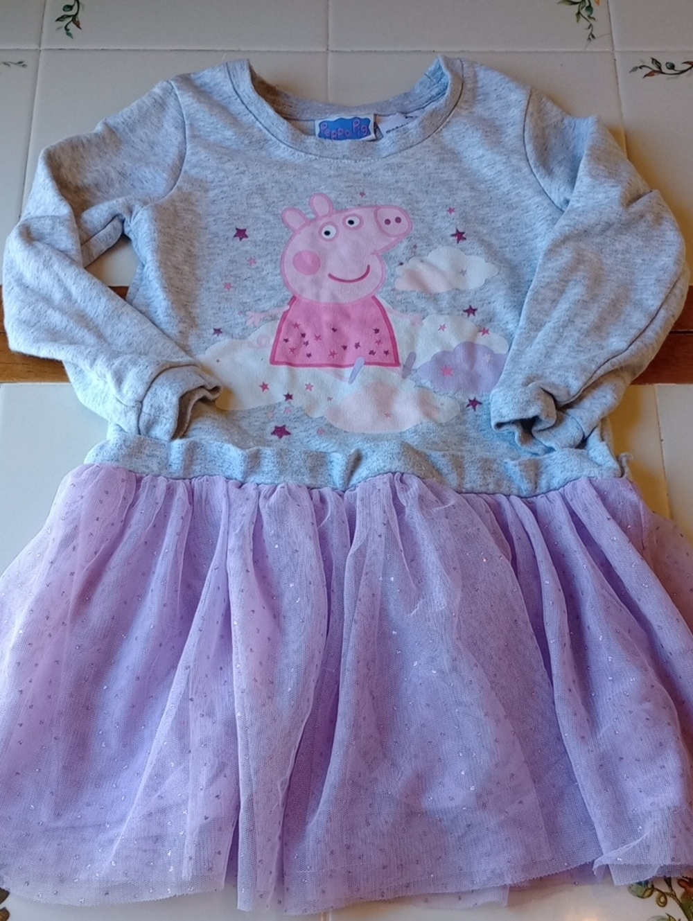 Peppa Pig 🐷 Sparkling Princess 🪄 Sweatshirt Dress